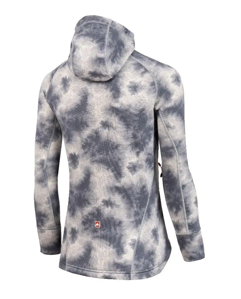 Синий принт. Вид сзади