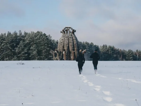 Nikola-Lenivets Winter Wild Trail - эротика зимнего трейлраннинга