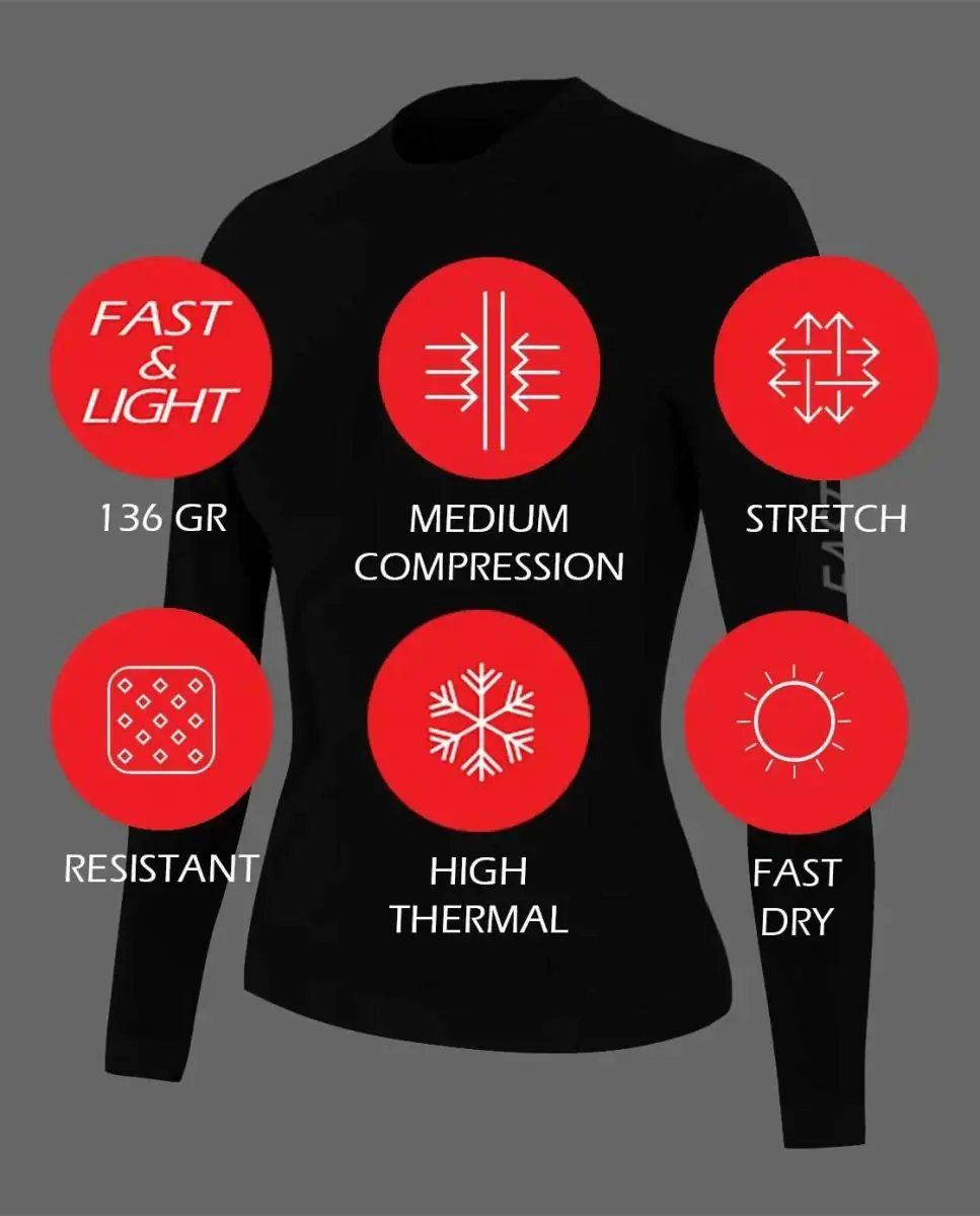 Лонгслив термо OSSO Thermal Seamless женский — фото 3