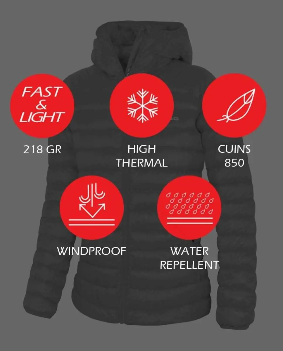 Куртка-пуховик женская OS2O Nebulæ 850FP Hydro Repellent — фото 2