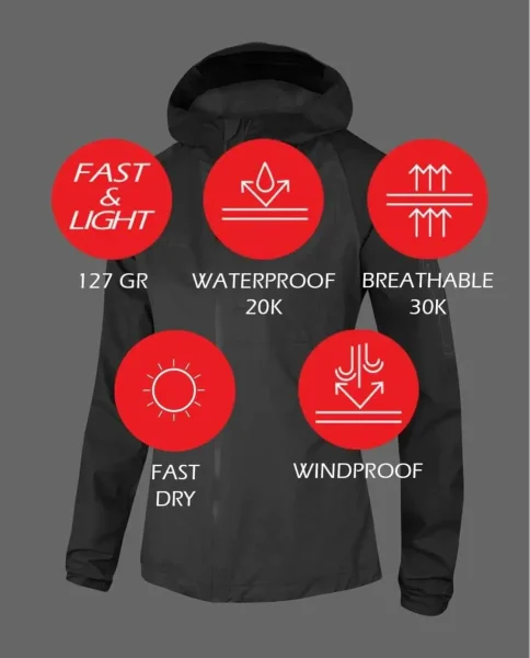 Куртка женская OS2O O2 Waterproof Trail PRO 30k — фото 5